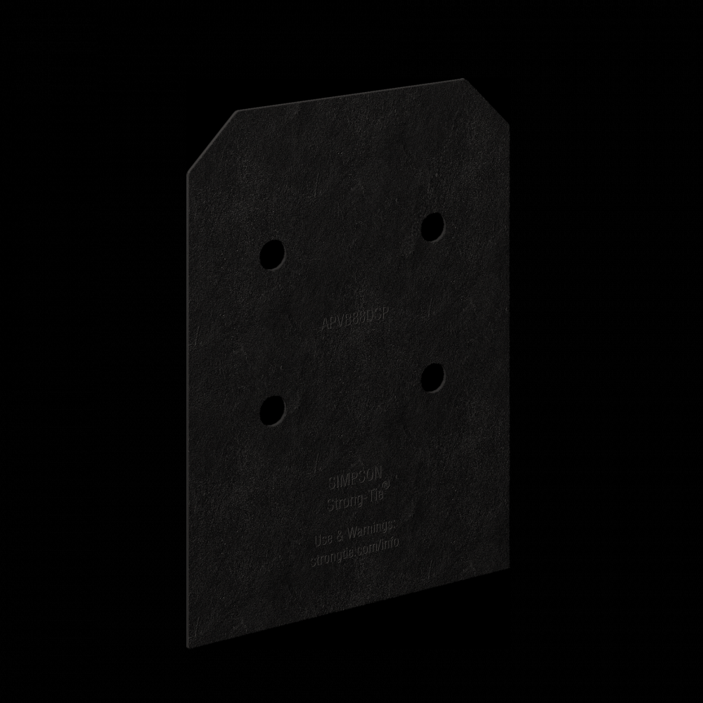 Outdoor Accents® Avant Collection™ ZMAX®, Black Post Base Side Plate for 8x (Qty-2)<span class=' ItemWarning' style='display:block;'>Item is usually in stock, but we&#39;ll be in touch if there&#39;s a problem<br /></span>