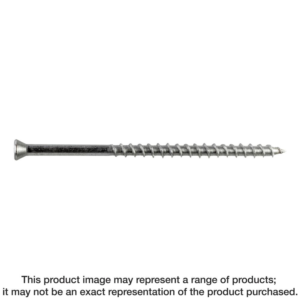 Deck-Drive™ DWP WOOD SS Screw - #7 x 3 in. T-15, Trim Head, Type 305 (1750-Qty)<span class=' ItemWarning' style='display:block;'>Item is usually in stock, but we&#39;ll be in touch if there&#39;s a problem<br /></span>