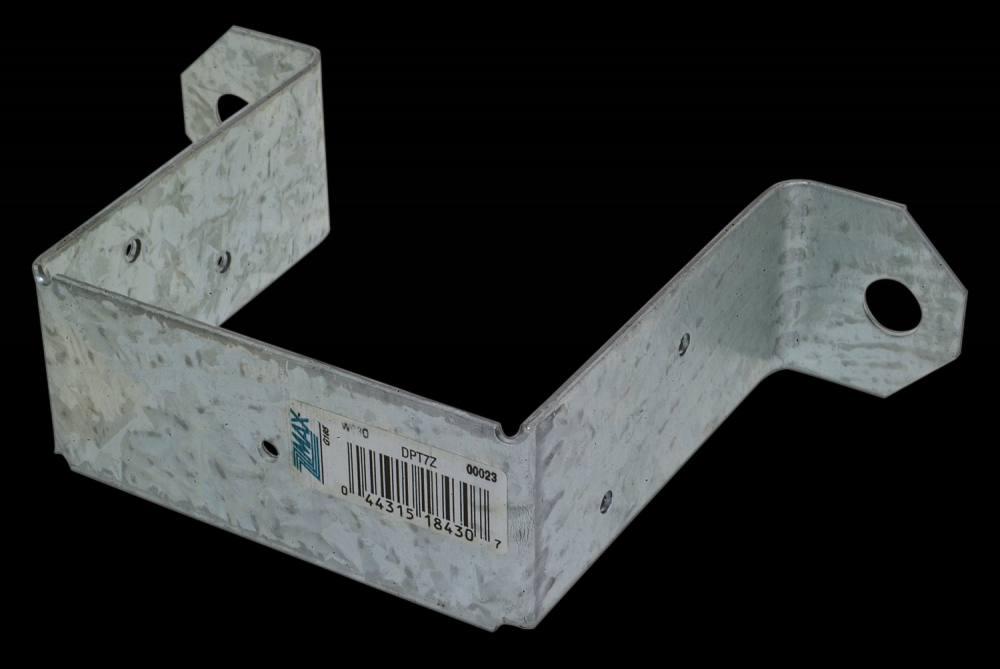 DPTZ ZMAX® Galvanized Deck Post Tie for 4x4 Post<span class=' ItemWarning' style='display:block;'>Item is usually in stock, but we&#39;ll be in touch if there&#39;s a problem<br /></span>