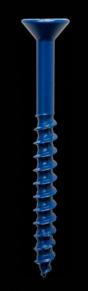 Titen Turbo™ - 1/4 in. x 2-3/4 in. 6-Lobe Flat-Head Concrete and Masonry Screw, Blue (8-Qty)<span class=' ItemWarning' style='display:block;'>Item is usually in stock, but we&#39;ll be in touch if there&#39;s a problem<br /></span>