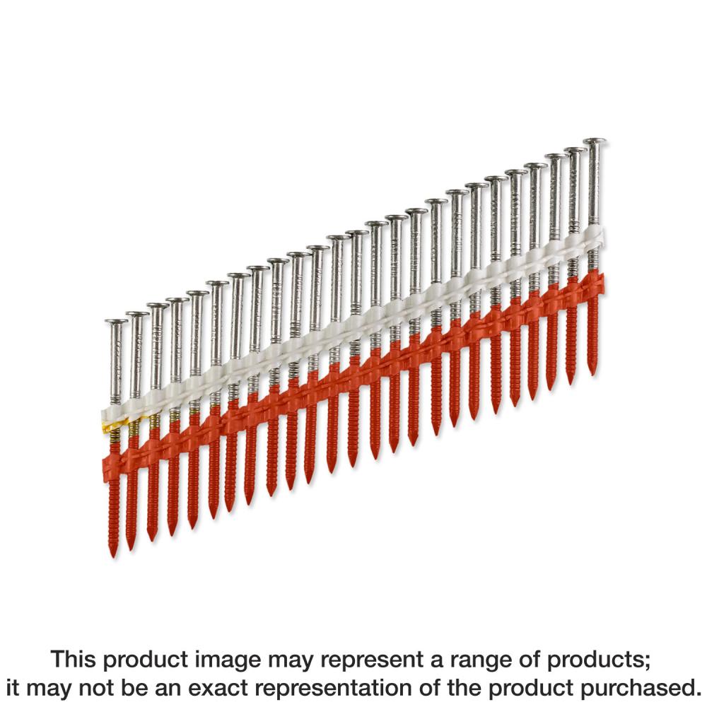 20°–22° Plastic Strip, Full Round Head, Ring-Shank Nail — 3-1/2 in. x .131 in. Type 316 (1000-Qty)<span class=' ItemWarning' style='display:block;'>Item is usually in stock, but we&#39;ll be in touch if there&#39;s a problem<br /></span>