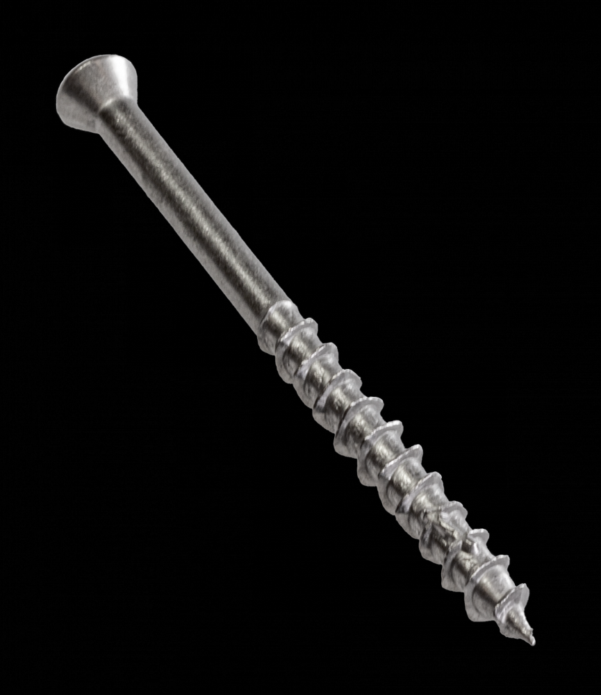 Deck-Drive™ DWP WOOD SS Screw - #7 x 2-1/4 in. T15, Trim Head, Type 316 (85-Qty)<span class=' ItemWarning' style='display:block;'>Item is usually in stock, but we&#39;ll be in touch if there&#39;s a problem<br /></span>