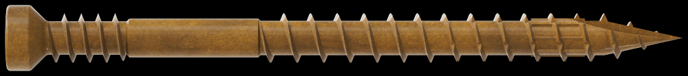 Finish Trim Screw - #7 x 2 in. T10, Trim-Head, Quik Guard®, Tan (4000-Qty)<span class=' ItemWarning' style='display:block;'>Item is usually in stock, but we&#39;ll be in touch if there&#39;s a problem<br /></span>