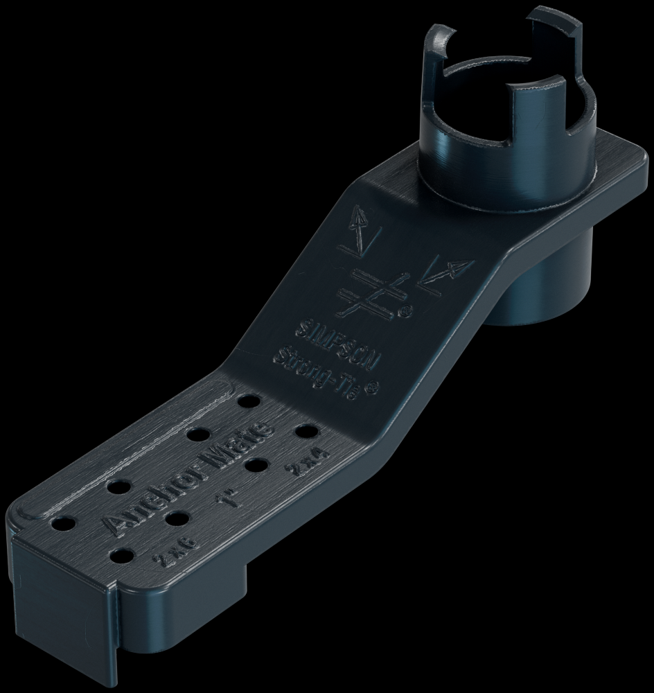 AnchorMate® 1-in. Dia. Anchor Bolt Holder — Black (100-Qty)<span class=' ItemWarning' style='display:block;'>Item is usually in stock, but we&#39;ll be in touch if there&#39;s a problem<br /></span>