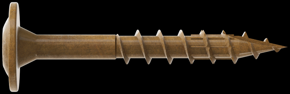 Wafer-Head Construction Screw - #8 x 1-1/4 in. T20, Quik Guard®, Tan (300-Qty)<span class=' ItemWarning' style='display:block;'>Item is usually in stock, but we&#39;ll be in touch if there&#39;s a problem<br /></span>