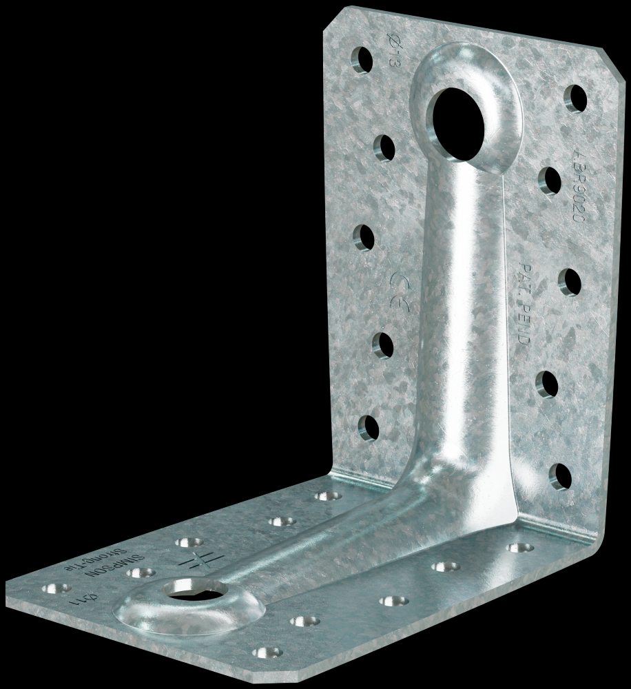 ABR 3-7/16 in. x 2-9/16 in. Angle Bracket for Cross-Laminated Timber<span class=' ItemWarning' style='display:block;'>Item is usually in stock, but we&#39;ll be in touch if there&#39;s a problem<br /></span>