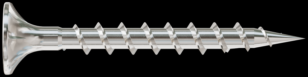 Fiber-Cement Screw - #8 x 1-5/8 in. #2 Square Wafer-Head, Type 316 (1000-Qty)<span class=' ItemWarning' style='display:block;'>Item is usually in stock, but we&#39;ll be in touch if there&#39;s a problem<br /></span>