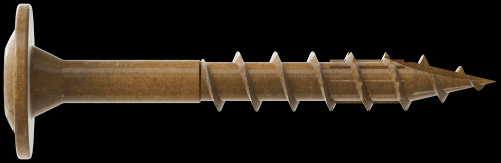 Wafer-Head Construction Screw - #8 x 1-1/4 in. T20, Quik Guard®, Tan (100-Qty)<span class=' ItemWarning' style='display:block;'>Item is usually in stock, but we&#39;ll be in touch if there&#39;s a problem<br /></span>