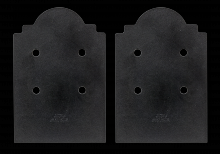 Simpson Strong-Tie APB88DSP - Outdoor Accents® Mission Collection® ZMAX®, Black Post Base Side Plate for 8x (Qty-2)