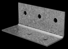 Simpson Strong-Tie HL37 - HL 3-1/4 in. x 7-1/2 in. Galvanized Heavy Angle