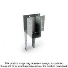 Simpson Strong-Tie ECCLLQ666SDS - ECCLLQ L-Shape End Column Cap for 6x Beams, 6x Post w/ SDS Screws, Skewed Left
