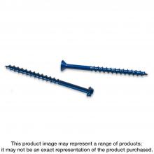 Simpson Strong-Tie TNT18134TF - Titen Turbo™ - 3/16 in. x 1-3/4 in. 6-Lobe Flat-Head Concrete and Masonry Screw, Blue (100-Qty)