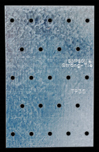 Simpson Strong-Tie TP35 - TP 3-1/8 in. x 5 in. 20-Gauge Galvanized Tie Plate