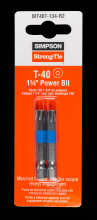 Simpson Strong-Tie BIT40T-134-R2 - T40 6-Lobe Drive 1-3/4 in. Power Bit (2-Qty)