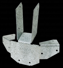 Simpson Strong-Tie GT2Z - GT ZMAX® Galvanized 16-Gauge Gazebo Tie for 6-2x Rafters and Top Plate to Post