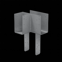 Simpson Strong-Tie ECCLLQ464SDS - ECCLLQ L-Shape End Column Cap for 4x Beams, 6x Post w/ SDS Screws, Skewed Left
