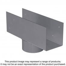 Simpson Strong-Tie LCC4.5-3.5 - LCC 4-5/8 in. Column Cap for 3-1/2 in. Outside Diameter Lally Column