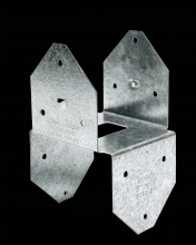 Simpson Strong-Tie BCS2-2/4Z - BCS ZMAX® Galvanized Post Cap for Double 2x Beam, 4x Post