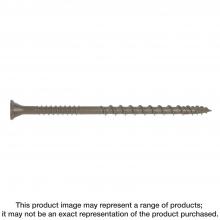 Simpson Strong-Tie DSVT312R5LB - Deck-Drive™ DSV WOOD Screw - #10 x 3-1/2 in. T-25, Flat Head, Quik Guard®, Tan (5 lb.)