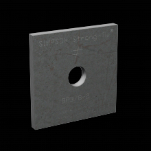 Simpson Strong-Tie BP 3/8-2 - BP 2 in. x 2 in. Bearing Plate with 3/8 in. Bolt Dia.