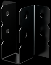 Simpson Strong-Tie OU410 - OU™ Black Powder-Coated Ornamental Joist Hanger for 4x10
