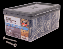 Simpson Strong-Tie T08162WPP - Deck-Drive™ DWP WOOD SS Screw - #8 x 1-5/8 in. T20, Flat Head, Type 316 (350-Qty)