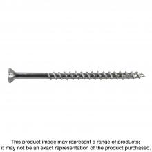 Simpson Strong-Tie T10350WPB - Deck-Drive™ DWP WOOD SS Screw - #10 x 3-1/2 in. T-25, Flat Head, Type 316 (1000-Qty)