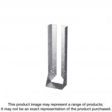 Simpson Strong-Tie HUC414-2 - HUC Galvanized Face-Mount Concealed-Flange Joist Hanger for Double 4x14