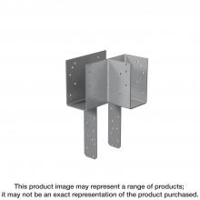 Simpson Strong-Tie ECCLRQ666SDS - ECCLRQ L-Shape End Column Cap for 6x Beams, 6x Post w/ SDS Screws, Skewed Right