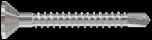 Simpson Strong-Tie SSFHSD112S1016 - FHSD Wood-to-CFS Screw (Collated) - #10 x 1-1/2 in. #2SQ, Flat Head, Type 410 (1000-Qty)