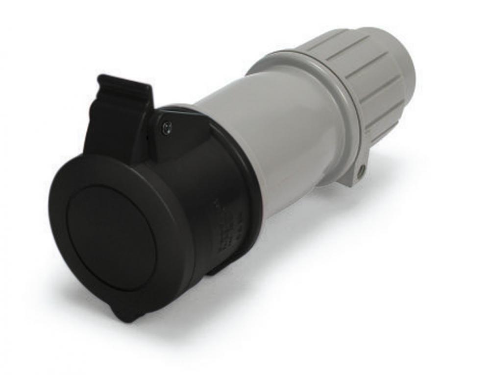 IP44 CONNECTOR 30A  3phase delta 347/600VAC  4P 5W  SPLASHPROOF<span class=' ItemWarning' style='display:block;'>Item is usually in stock, but we&#39;ll be in touch if there&#39;s a problem<br /></span>