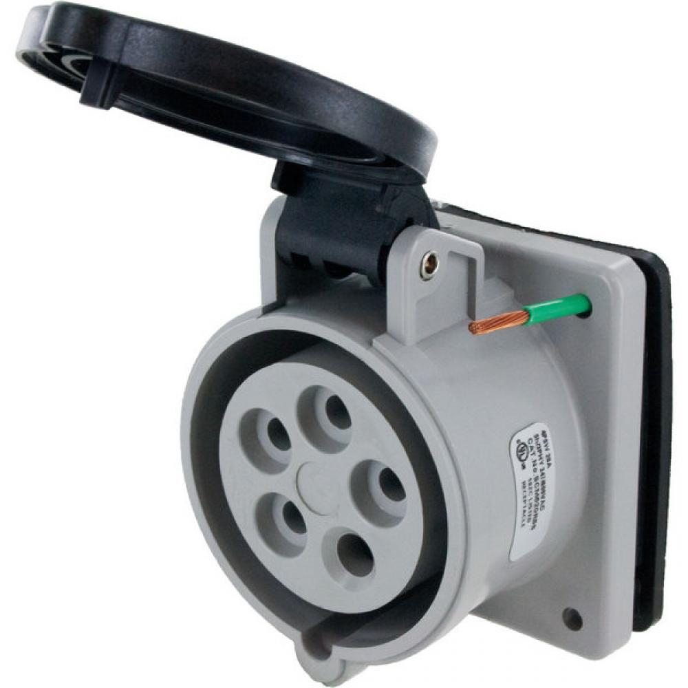 IP44 RECEPTACLE 20A  3phase delta 347/600VAC  4P 5W  SPLASHPROOF<span class=' ItemWarning' style='display:block;'>Item is usually in stock, but we&#39;ll be in touch if there&#39;s a problem<br /></span>