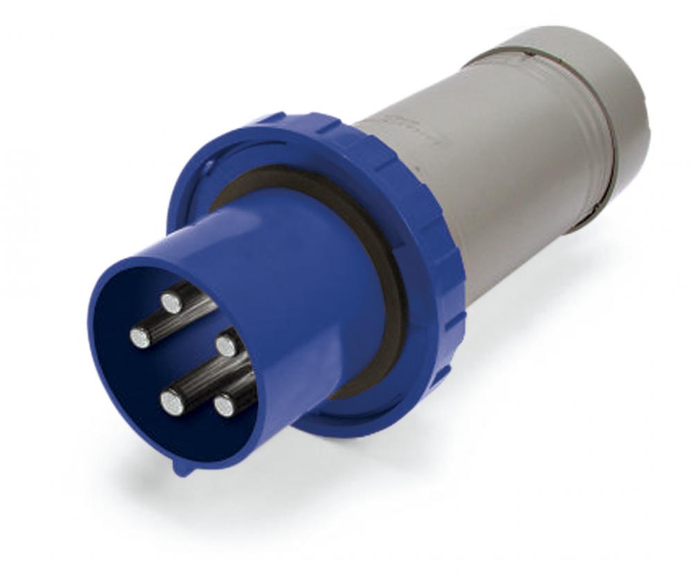 IP67 PLUG 100A  3phase 250VAC  3P 4W  WATERTIGHT<span class=' ItemWarning' style='display:block;'>Item is usually in stock, but we&#39;ll be in touch if there&#39;s a problem<br /></span>