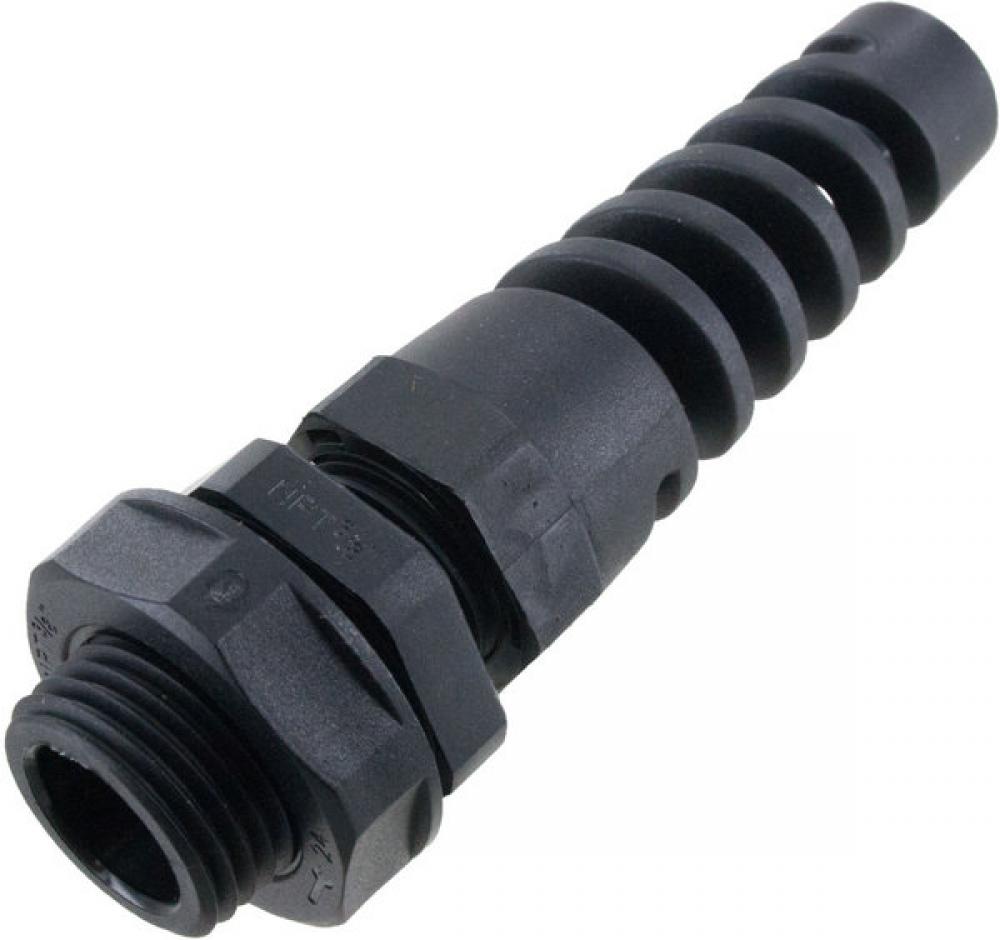 FLEX CONN .375in NPT  .15-.32in  BLACK c/w O-ring and locknut<span class=' ItemWarning' style='display:block;'>Item is usually in stock, but we&#39;ll be in touch if there&#39;s a problem<br /></span>