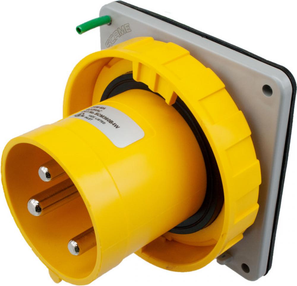 IP67 INLET 60A  125VAC  2P 3W  WATERTIGHT<span class=' ItemWarning' style='display:block;'>Item is usually in stock, but we&#39;ll be in touch if there&#39;s a problem<br /></span>