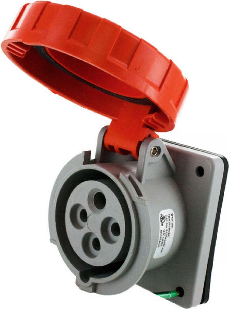IP67 RECEPTACLE 20A  125/250VAC  3P 4W  WATERTIGHT<span class=' ItemWarning' style='display:block;'>Item is usually in stock, but we&#39;ll be in touch if there&#39;s a problem<br /></span>