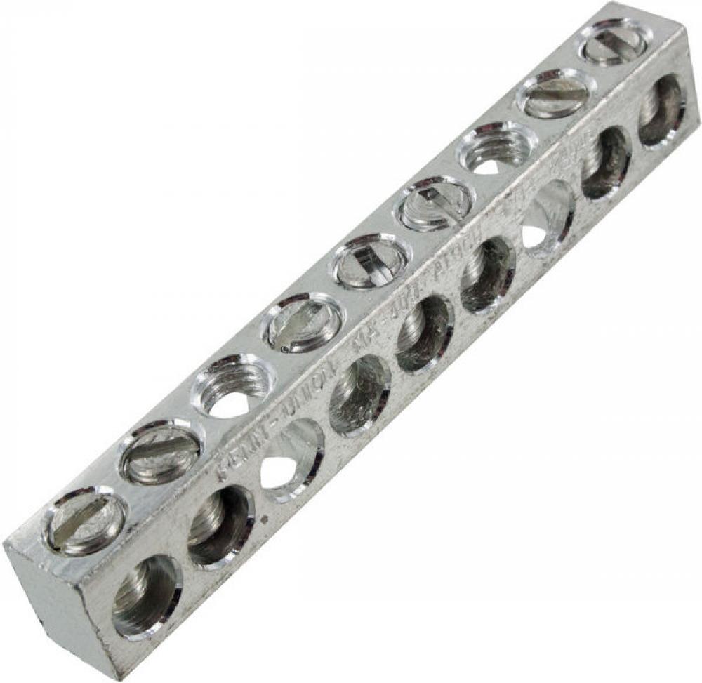 Aluminum Neutral bar, Tin Plated, 14-4 awg Copper and Aluminum, 7 circuits<span class=' ItemWarning' style='display:block;'>Item is usually in stock, but we&#39;ll be in touch if there&#39;s a problem<br /></span>
