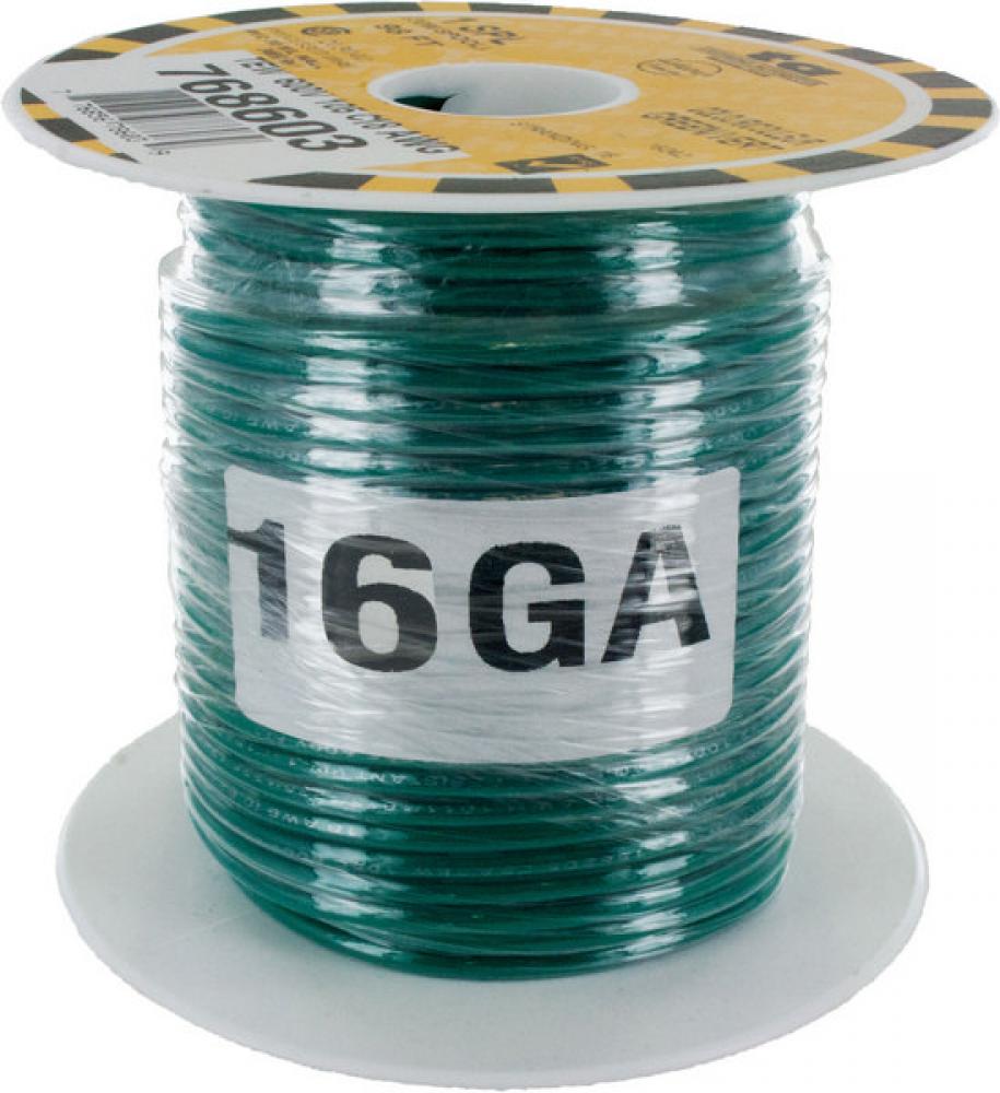WIRE TEW 16GA GREEN 30M 98FT<span class=' ItemWarning' style='display:block;'>Item is usually in stock, but we&#39;ll be in touch if there&#39;s a problem<br /></span>