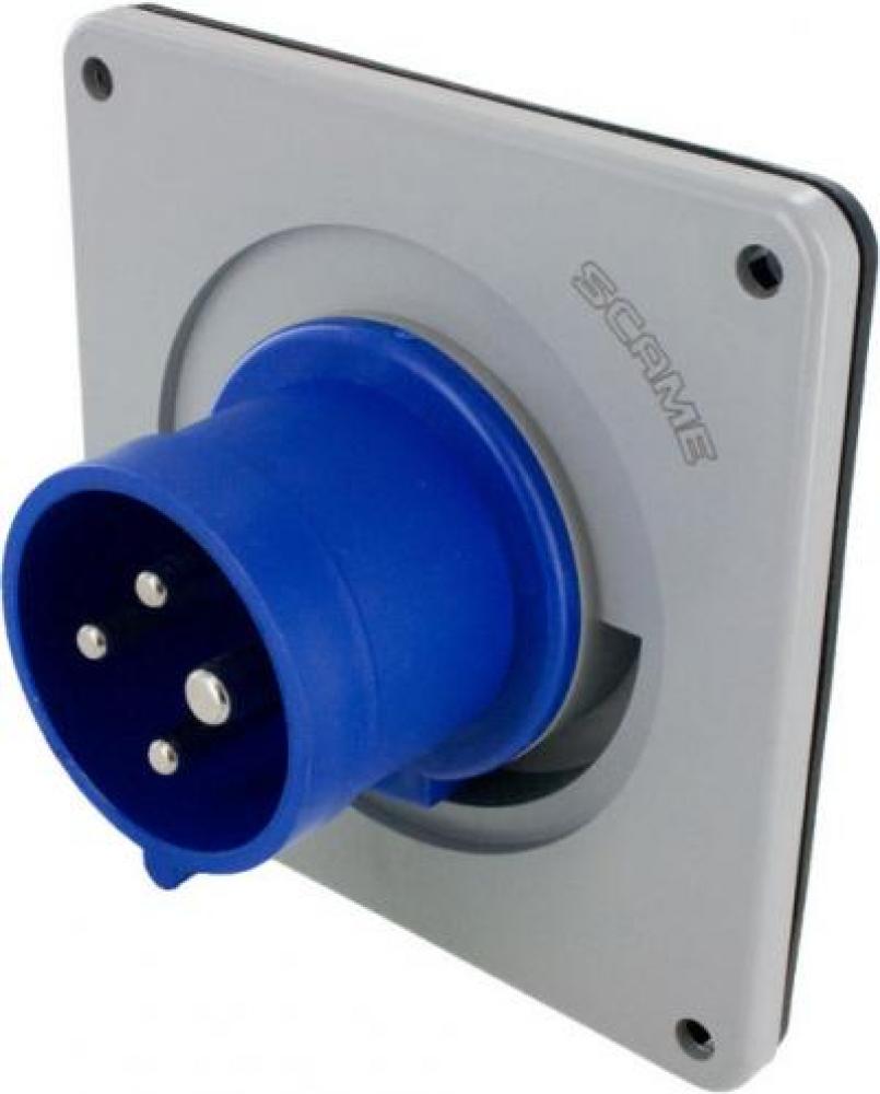 IP44 INLET 20A  3phase delta 250VAC  3P 4W  SPLASHPROOF<span class=' ItemWarning' style='display:block;'>Item is usually in stock, but we&#39;ll be in touch if there&#39;s a problem<br /></span>