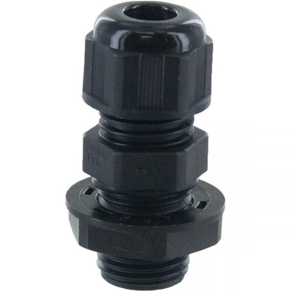 DOME CONN Pg7  .11-.26in  BLACK c/w O-ring and locknut<span class=' ItemWarning' style='display:block;'>Item is usually in stock, but we&#39;ll be in touch if there&#39;s a problem<br /></span>