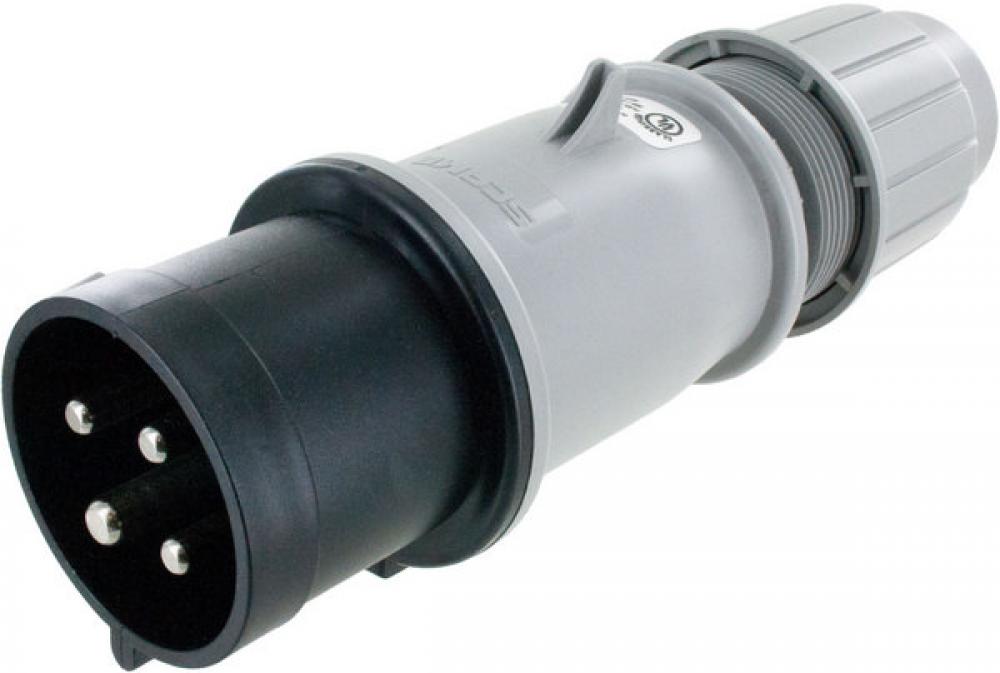 IP44 PLUG 30A  3phase 600VAC  3P 4W  SPLASHPROOF<span class=' ItemWarning' style='display:block;'>Item is usually in stock, but we&#39;ll be in touch if there&#39;s a problem<br /></span>