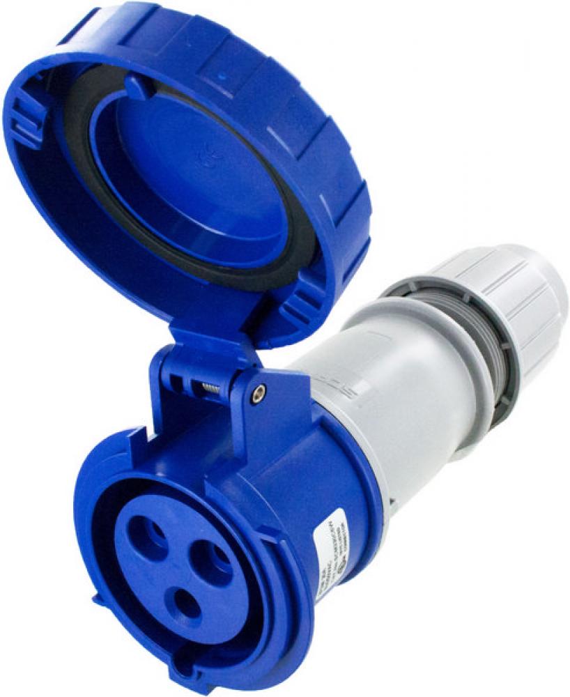 IP67 CONNECTOR 30A  250VAC  2P 3W  WATERTIGHT<span class=' ItemWarning' style='display:block;'>Item is usually in stock, but we&#39;ll be in touch if there&#39;s a problem<br /></span>