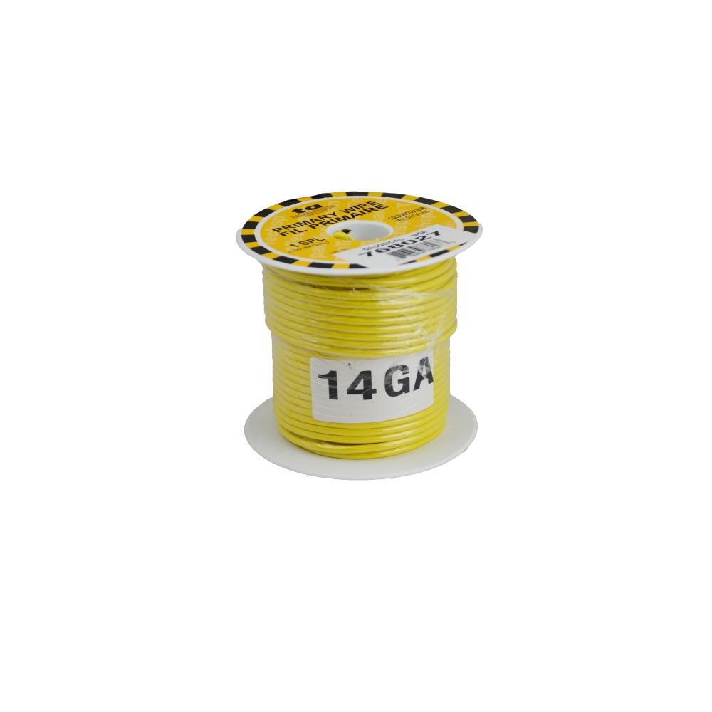 WIRE GPT 14GA YELLOW 100FT<span class=' ItemWarning' style='display:block;'>Item is usually in stock, but we&#39;ll be in touch if there&#39;s a problem<br /></span>