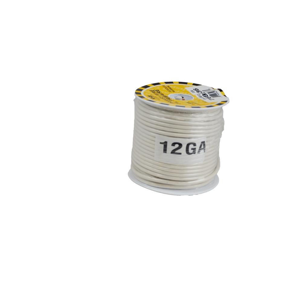 WIRE GPT 12GA WHITE 100FT<span class=' ItemWarning' style='display:block;'>Item is usually in stock, but we&#39;ll be in touch if there&#39;s a problem<br /></span>