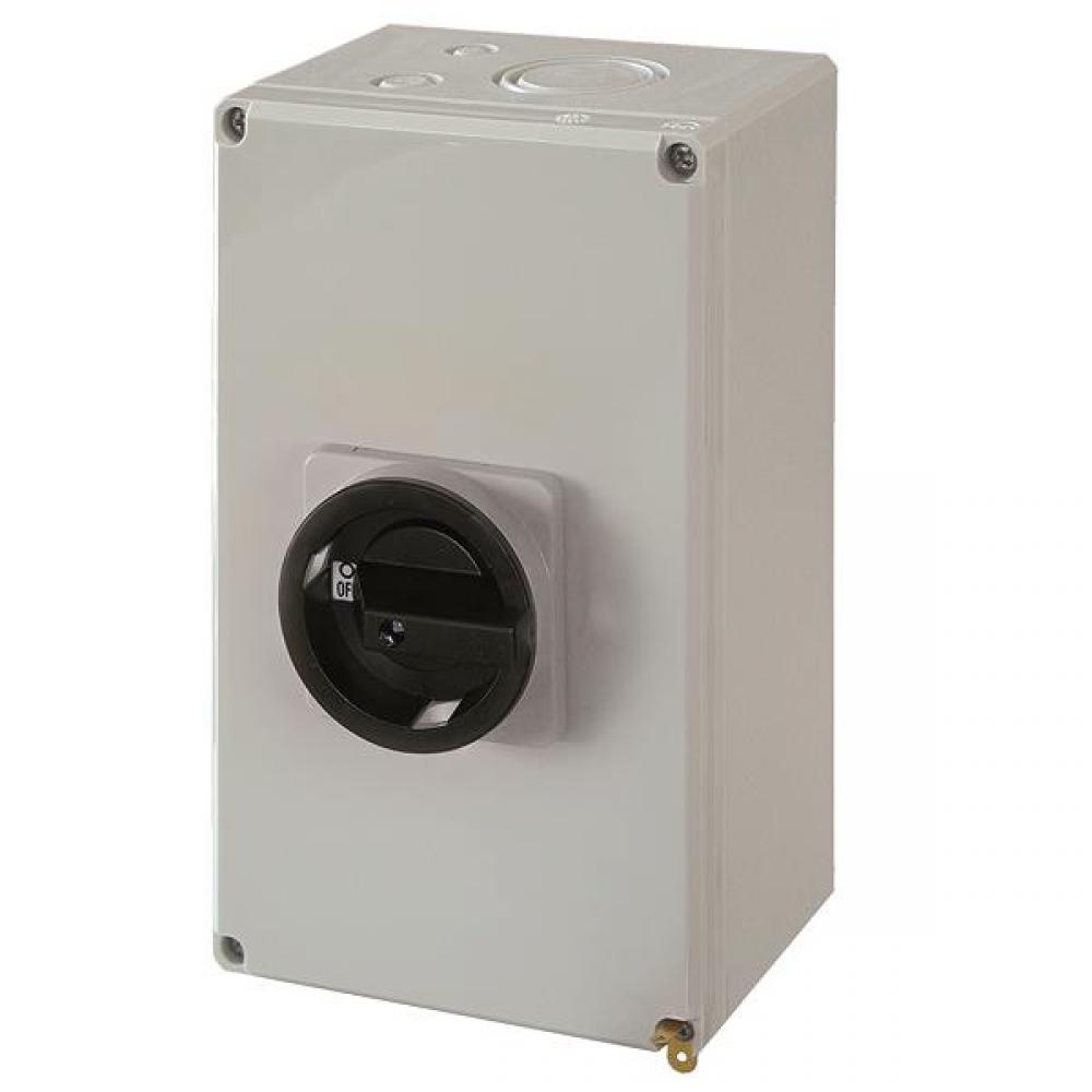 Isolator 3 Pole, 63A, Grey Enclosure<span class=' ItemWarning' style='display:block;'>Item is usually in stock, but we&#39;ll be in touch if there&#39;s a problem<br /></span>