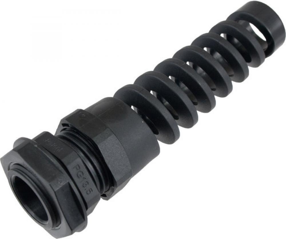 FLEX CONN Pg13  .23-.47in  BLACK c/w O-ring and locknut<span class=' ItemWarning' style='display:block;'>Item is usually in stock, but we&#39;ll be in touch if there&#39;s a problem<br /></span>