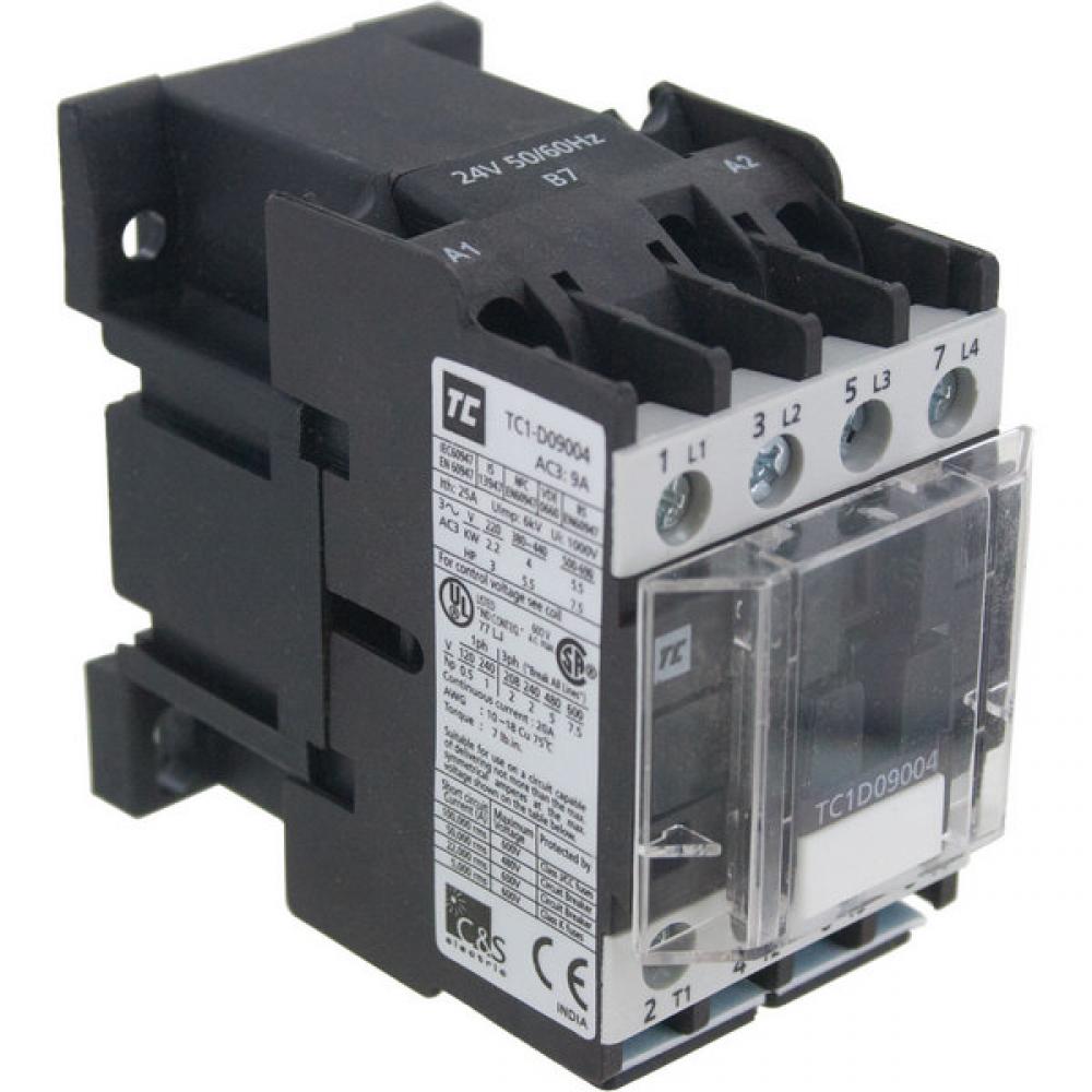 Contactor 9a AC3 4 N/O 24Vac coil<span class=' ItemWarning' style='display:block;'>Item is usually in stock, but we&#39;ll be in touch if there&#39;s a problem<br /></span>