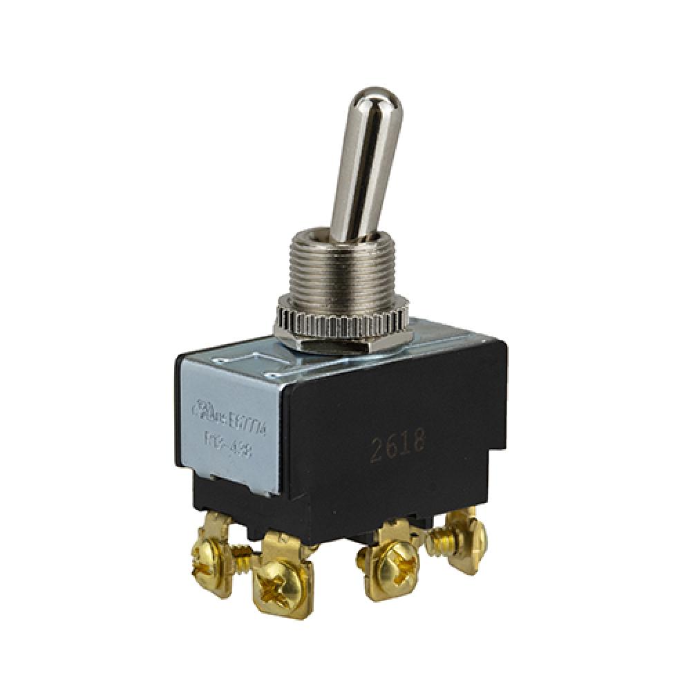 Switch Toggle On On Dpdt Bat Toggle Screw 20A<span class=' ItemWarning' style='display:block;'>Item is usually in stock, but we&#39;ll be in touch if there&#39;s a problem<br /></span>