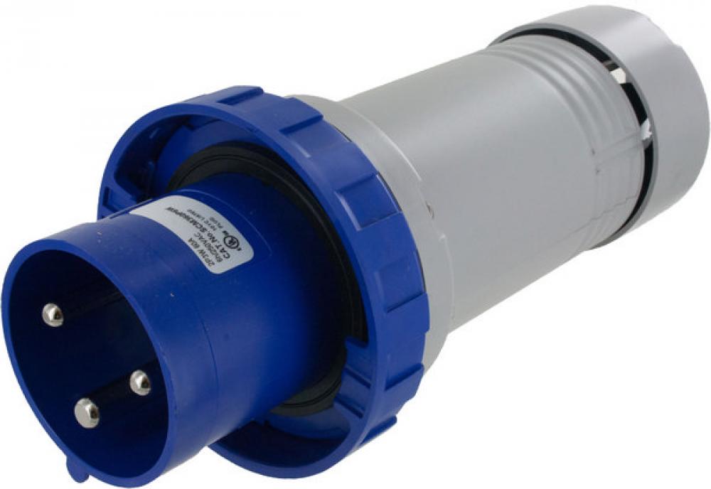 IP67 PLUG 60A  250VAC  2P 3W  WATERTIGHT<span class=' ItemWarning' style='display:block;'>Item is usually in stock, but we&#39;ll be in touch if there&#39;s a problem<br /></span>
