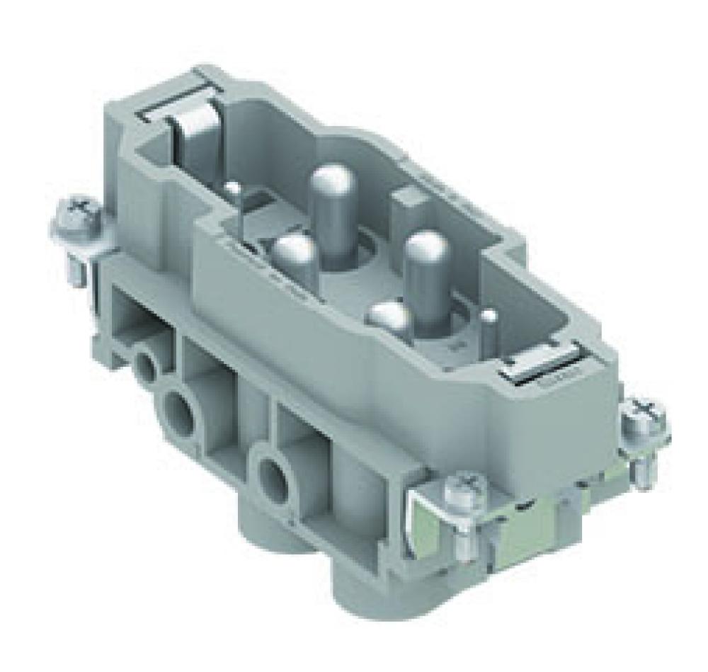 MALE INSERT - 4P+2P+Ground  80A MAX - 600V+16A MAX - 600V  SCREW TERMINAL<span class=' ItemWarning' style='display:block;'>Item is usually in stock, but we&#39;ll be in touch if there&#39;s a problem<br /></span>